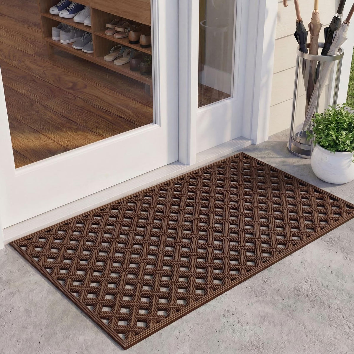 Bulijojo mat features reinforced rubber base for durability