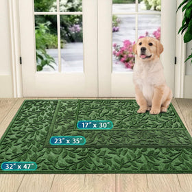 Bulijojo heavy-duty welcome mat; thick and durable for outdoor use.
