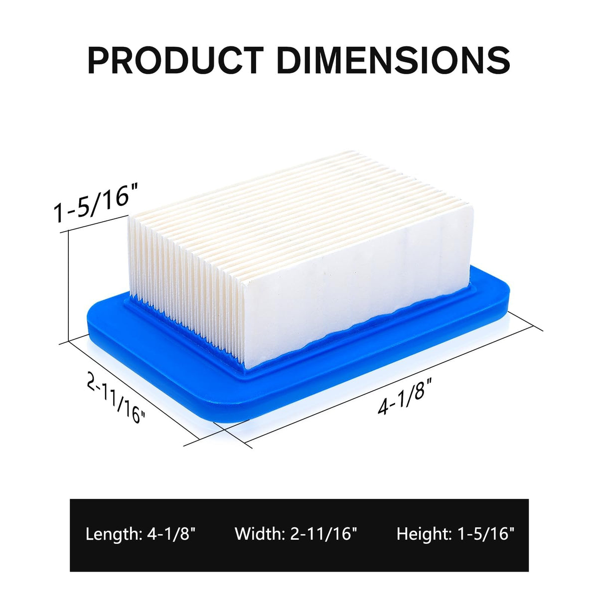 Bullwall A226000032 blue rubber seal with white filter paper and chrome mesh for filtration