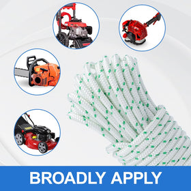 Bullwall recoil rope supports commercial engines through repeated starts.