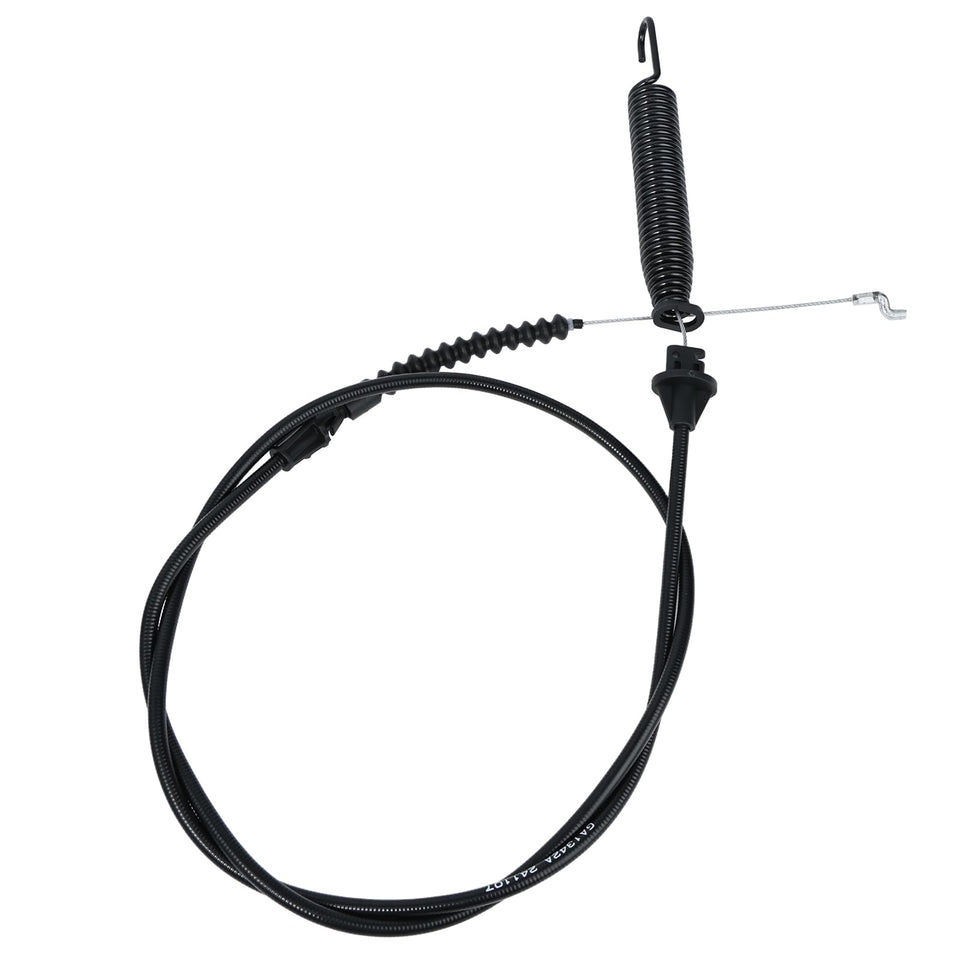 Bullwall LTX 1045 PTO cable side view showing mower compatibility for easy deck engagement