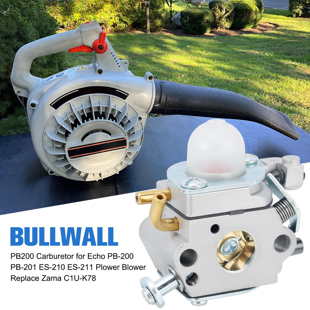 Bullwall PB200 fuel line kit for Echo and Shindaiwa offers easy fit.