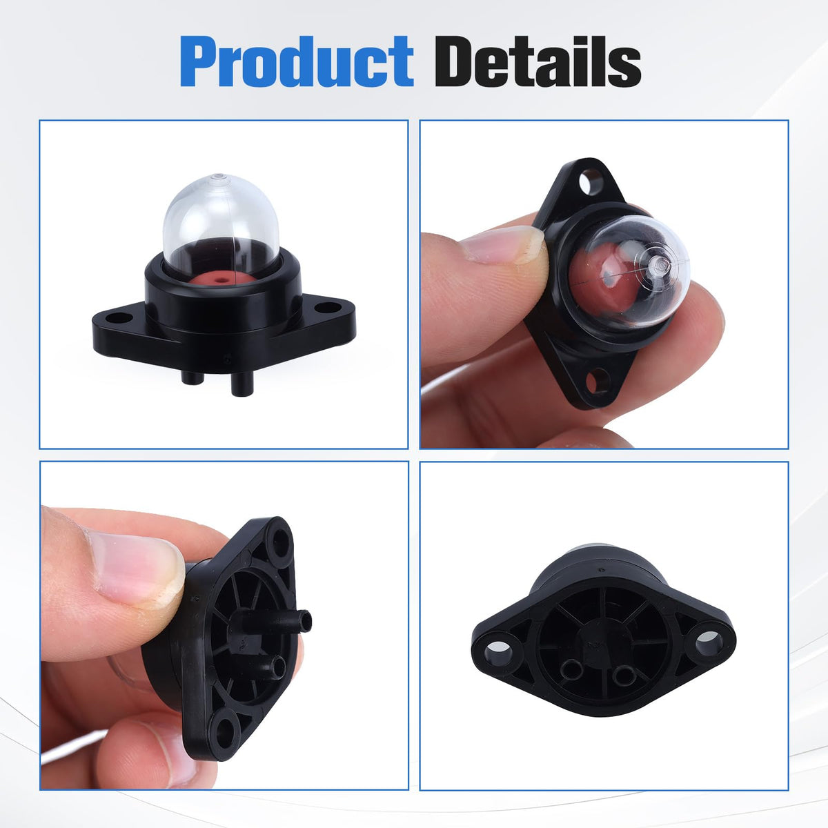 Bullwall primer bulb close-up of 530071835 for precise fuel delivery.