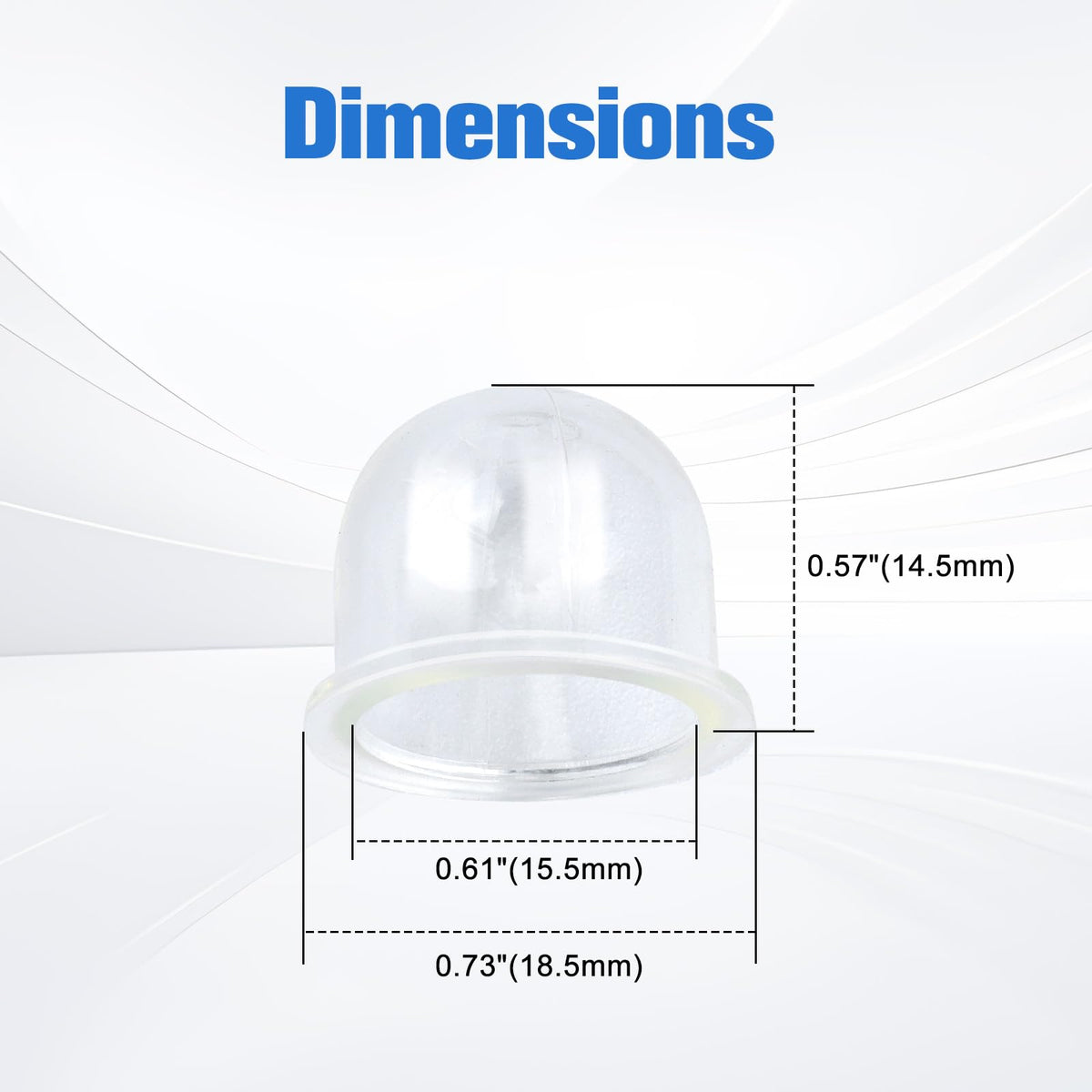 Bullwall primer bulb compatible with Craftsman and Homelite engines
