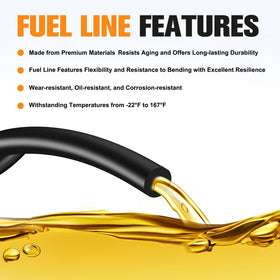 Bullwall Rancher fuel line kit assembled for straightforward installation