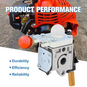 Durable construction close-up of Bullwall SRM-210 carburetor for long-lasting performance.