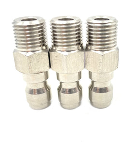 Bumugufu 1/4 inch NPT male fitting demonstrates durable, leak-free connections