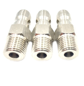 Bumugufu stainless steel 5000 PSI connector with NPT male thread