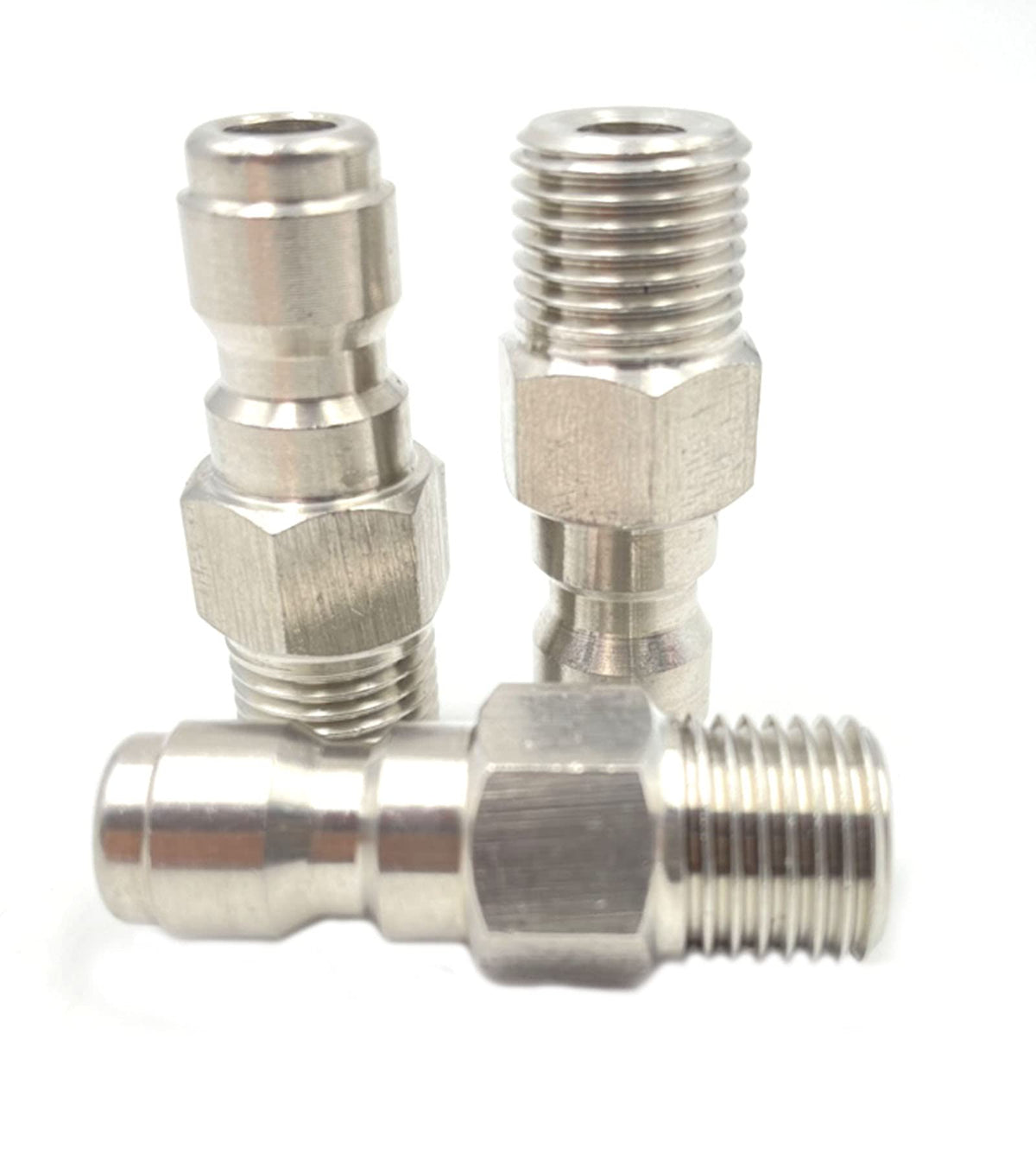 Bumugufu three-pcs pressure washer fittings pack ready for fast hose exchanges