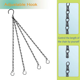 Bunhum iron-wire hanging chain close-up showing rust-resistant design.