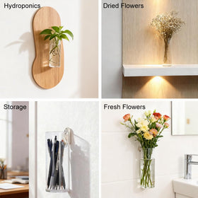 Bunhut four-pack planters ideal for elegant floral arrangements.