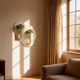 Bunhut two-pack wall planters with hooks for simple mounting.