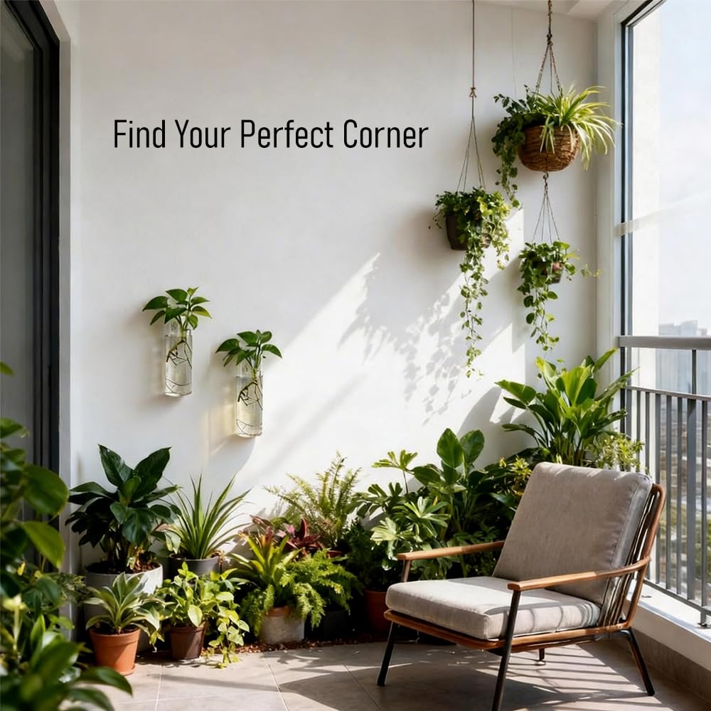 Bunhut wall planters for indoor plants ideal for vertical home displays.