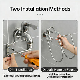 Twist-free placement helps prolong hose life and reduce tangles.
