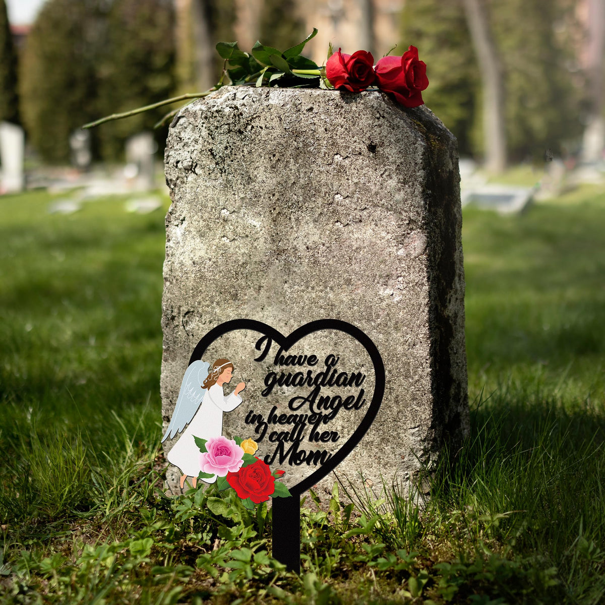 BUoonyer garden graveside decor sign for respectful yard memorial