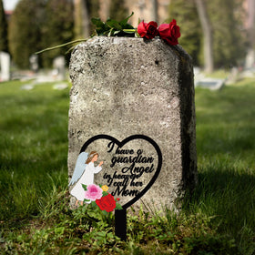 BUoonyer garden graveside decor sign for respectful yard memorial