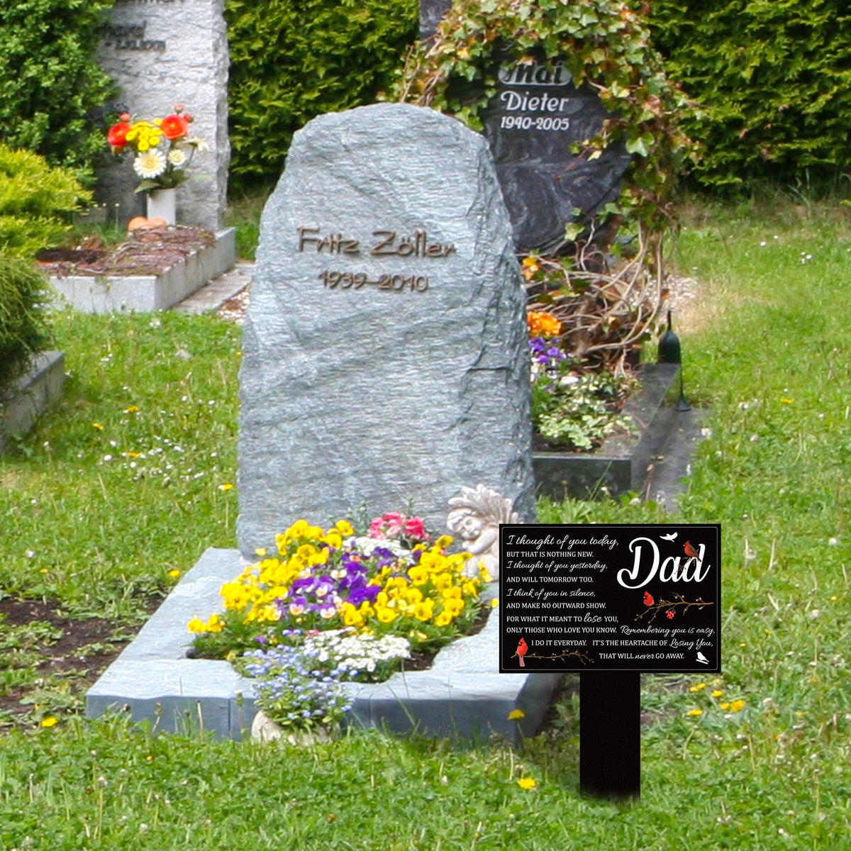 BUoonyer outdoor remembrance decor suitable for garden or yard