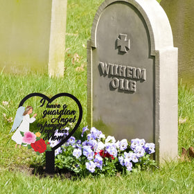 BUoonyer yard path memorial marker for serene outdoor display
