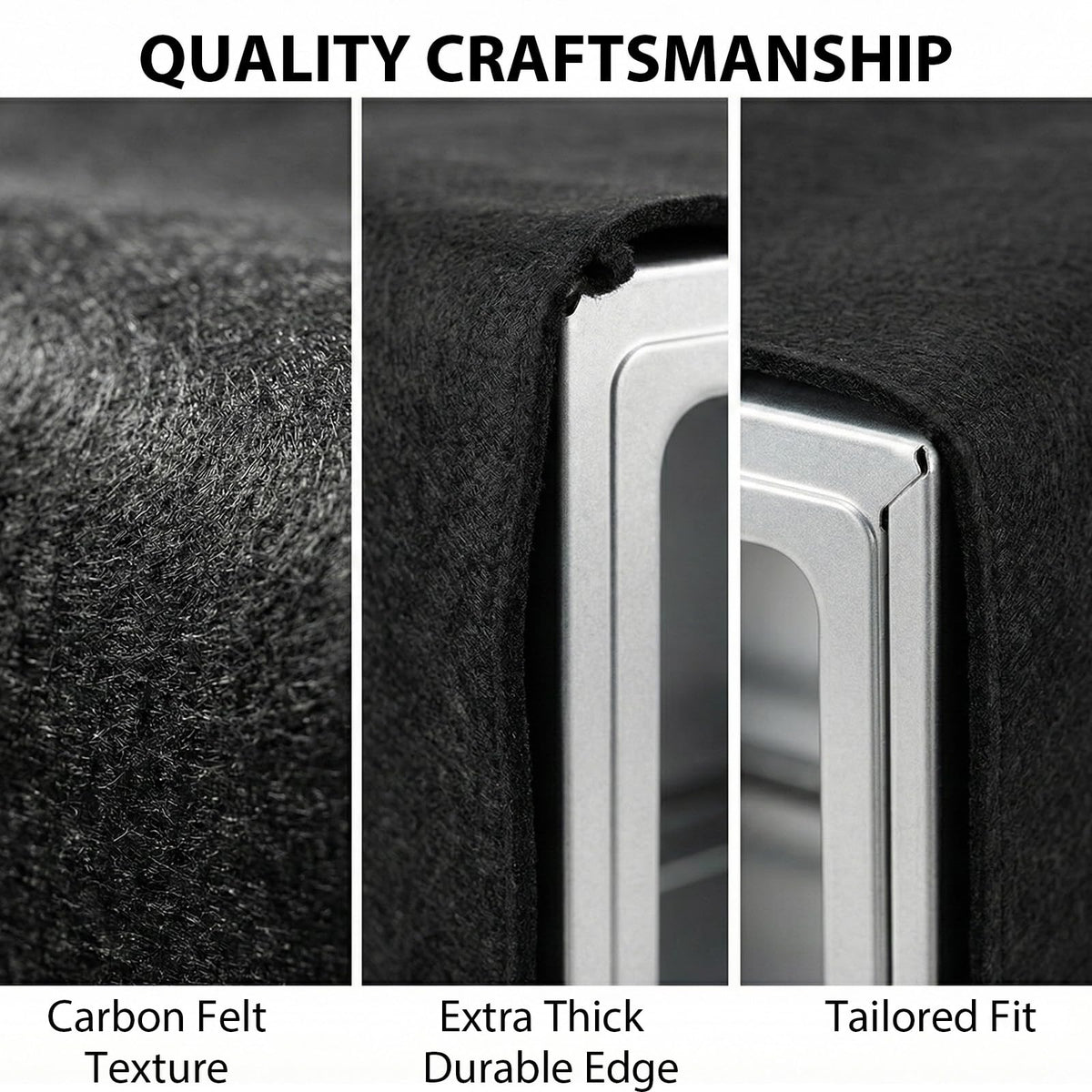 Buraku burn-proof felt keeps setup tidy in variable camping conditions.