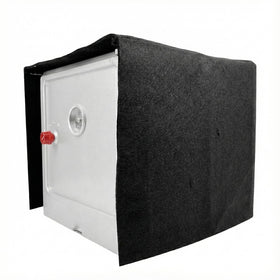 Buraku camping oven cover with heat-resistant blanket for improved heat retention during cooking.
