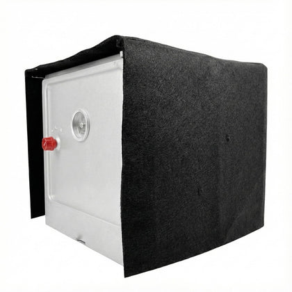 Buraku camping oven cover with heat-resistant blanket for improved heat retention during cooking.