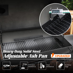 Burly Grill ash-pan-compatibility-royal-gourmet demonstrates fitment