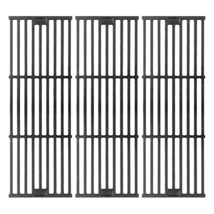 Burly Grill cast iron grate for Char-Griller 2121 front view, high heat retention for even searing.