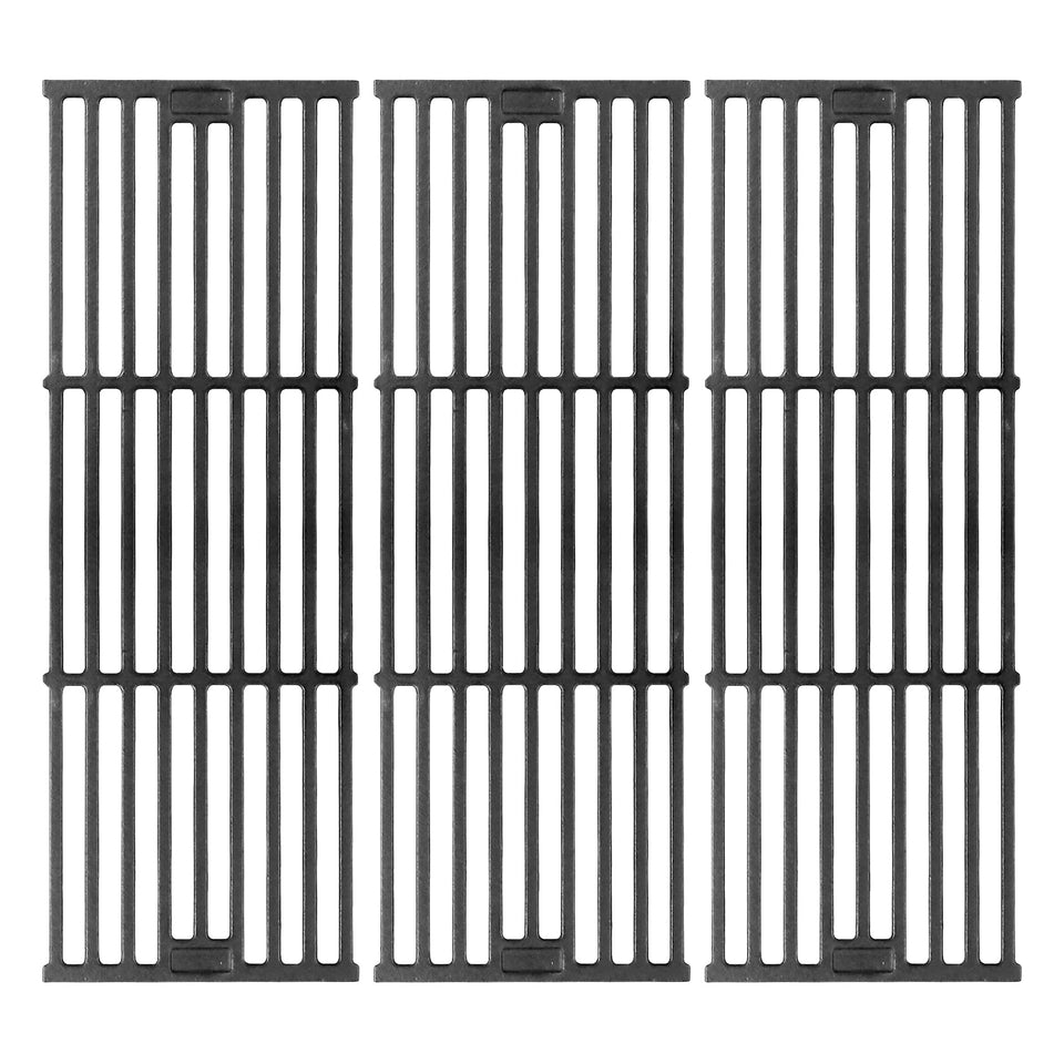 Burly Grill cast iron grate for Char-Griller 2121 front view, high heat retention for even searing.
