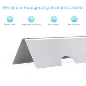 Burly Grill flame guards with corrosion resistance extend grill longevity.