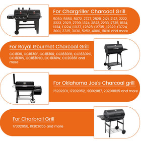 Burly Grill solid-steel-powder-coated-ash-pan showcases durability