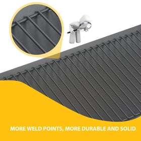 Burly Grill upgraded welding detail adds lasting strength.