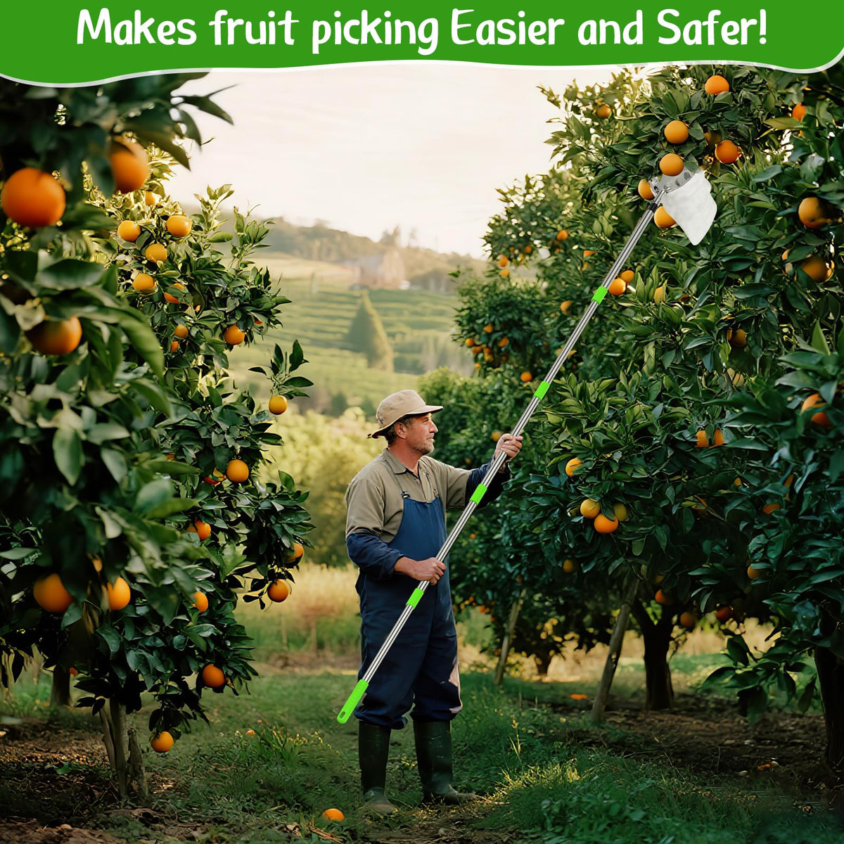 BURMONG compact and portable harvester for home gardens.