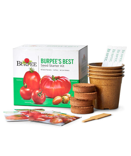 Burpee Best Starter Kit SuperSauce seed packet for indoor sowing and sauces