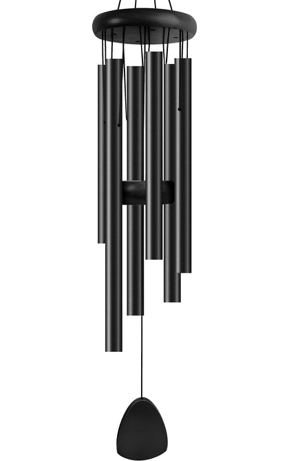 Bursvik 37-inch aluminium wind chimes overview for serene outdoor ambiance.