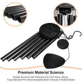 Bursvik outdoor garden wind chime decor creates a calming patio atmosphere.