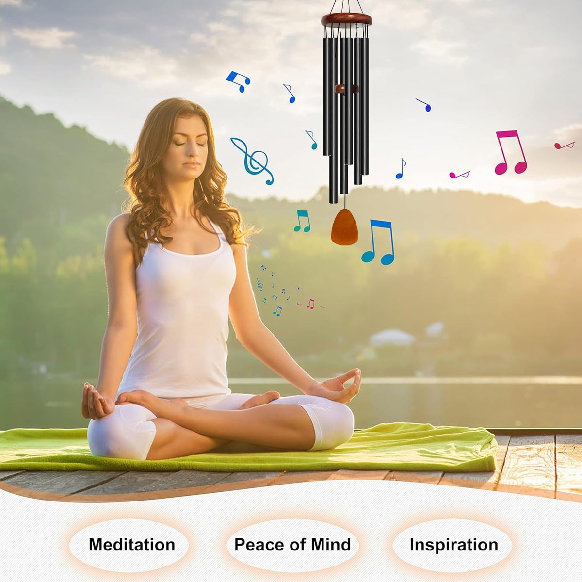 Bursvik wind chime mothers day gift evokes thoughtful ambience