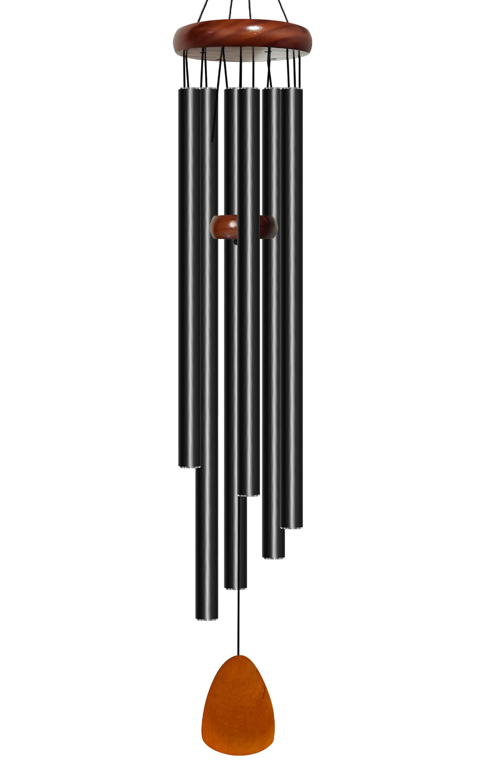 Bursvik wind chimes 50-inch deep tone in outdoor garden for calm ambience