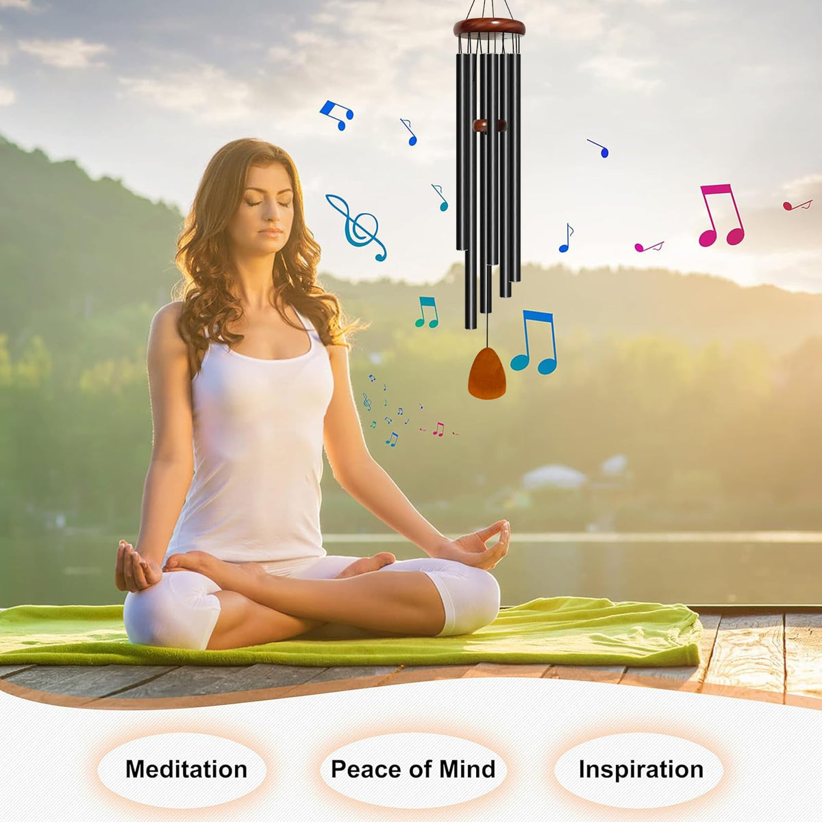 Bursvik 50 inch wind chimes presented as a thoughtful Mother's Day gift