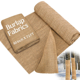 Buryeah burlap for outdoor privacy and decorative garden accents.