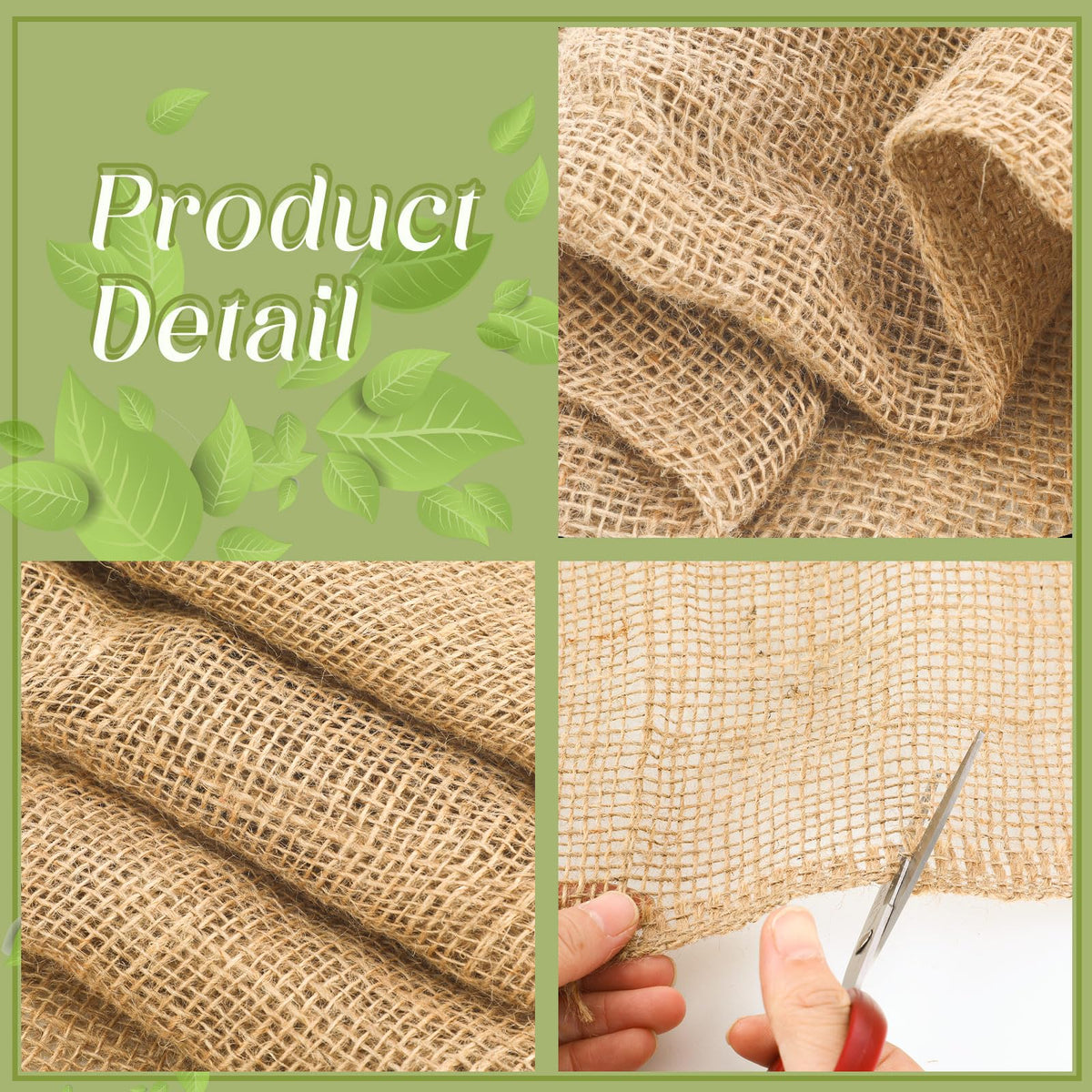 Buryeah burlap roll with weather protection supports plant health in varied conditions.