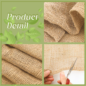 Buryeah burlap roll with weather protection supports plant health in varied conditions.