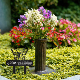 Buryeah cemetery decoration is waterproof and reusable for year-round display