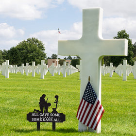 Buryeah grave-side memorial plaque suitable for dignified remembrance