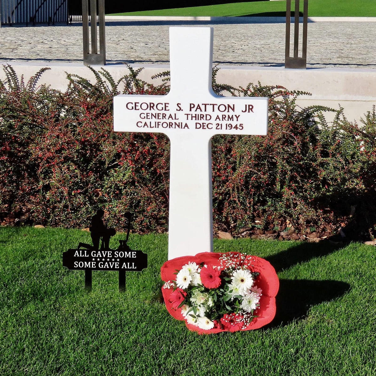 Buryeah memorial day marker ideal for ceremonies and quiet reflection
