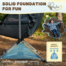 BusyBee hammock chair folded compact for easy transport
