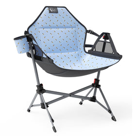 Busy Bee Hammock Chair for Kids seat area shows spacious comfort for outdoor play