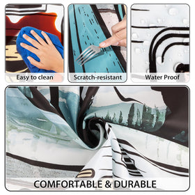 Butaluk waterproof fabric resists rain and sun to extend table life