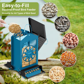 Buteafly Secure Top-Knob Squirrel-Defense preserves seed access.