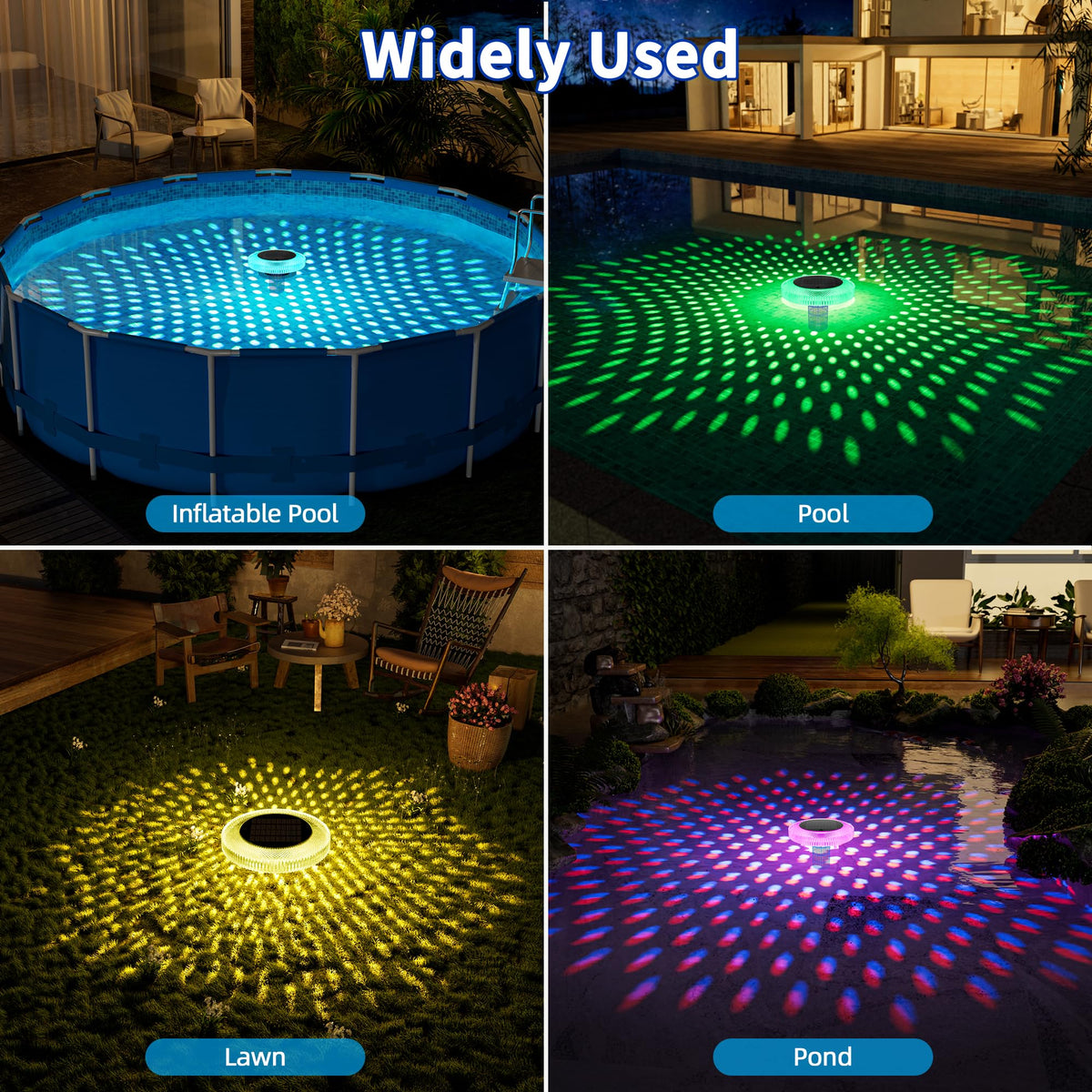 BUTHY floating device requires no wiring and anchors to prevent drifting.
