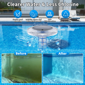 BUTHY IP68 waterproof design withstands continuous water exposure for durable pool use.
